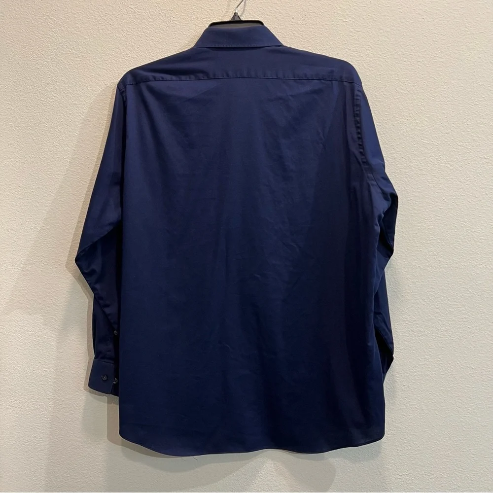 Van Heusen Flex Shirt, Regular Fit, Navy - Picture 3 of 3
